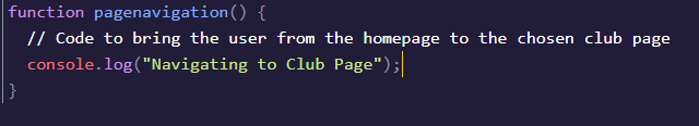 an example of a javascript function that would be housed in the app